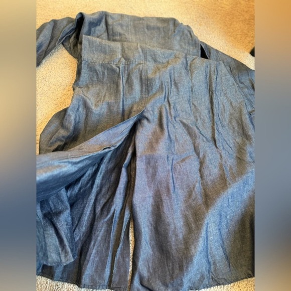 ZARA LINEN BLEND SHIRT DRESS ZW COLLECTION - SIZE XS and S - BRAND NEW WITH TAG - Picture 8 of 13